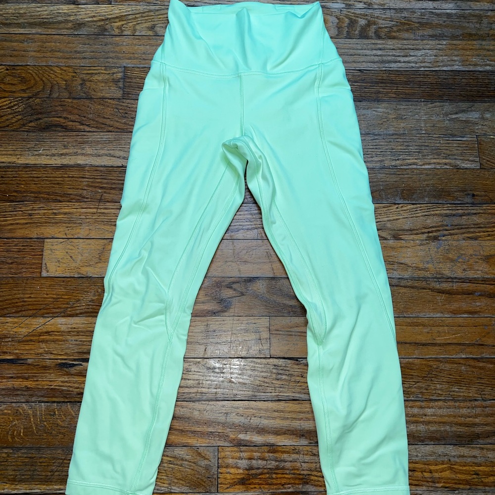 lululemon athletica Kids Mint Green High-Rise Leggings